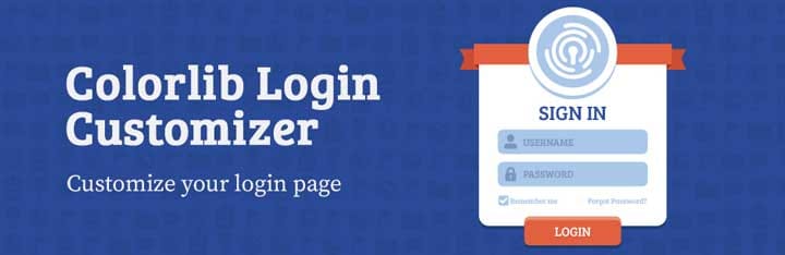 Colourlib Login Customizer