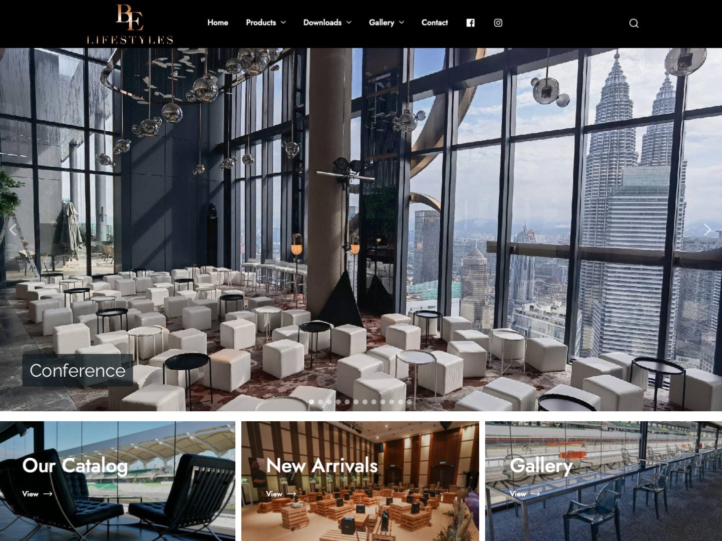 BE-Lifestyles.com website screenshot