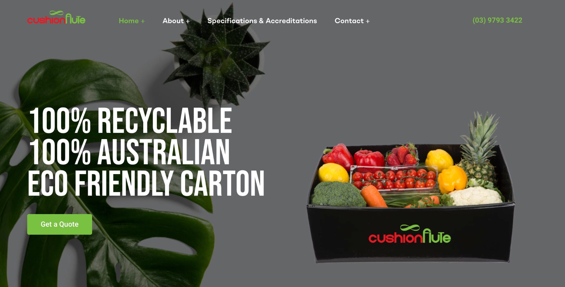 Cushionflute.com website screenshot