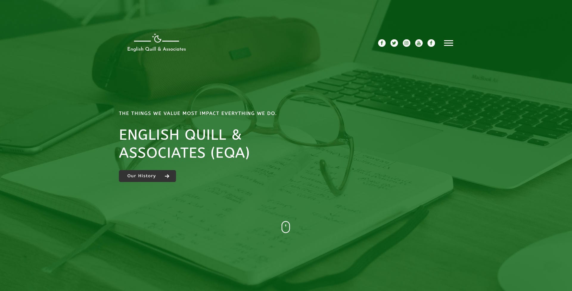 EnglishQuill.com website screenshot