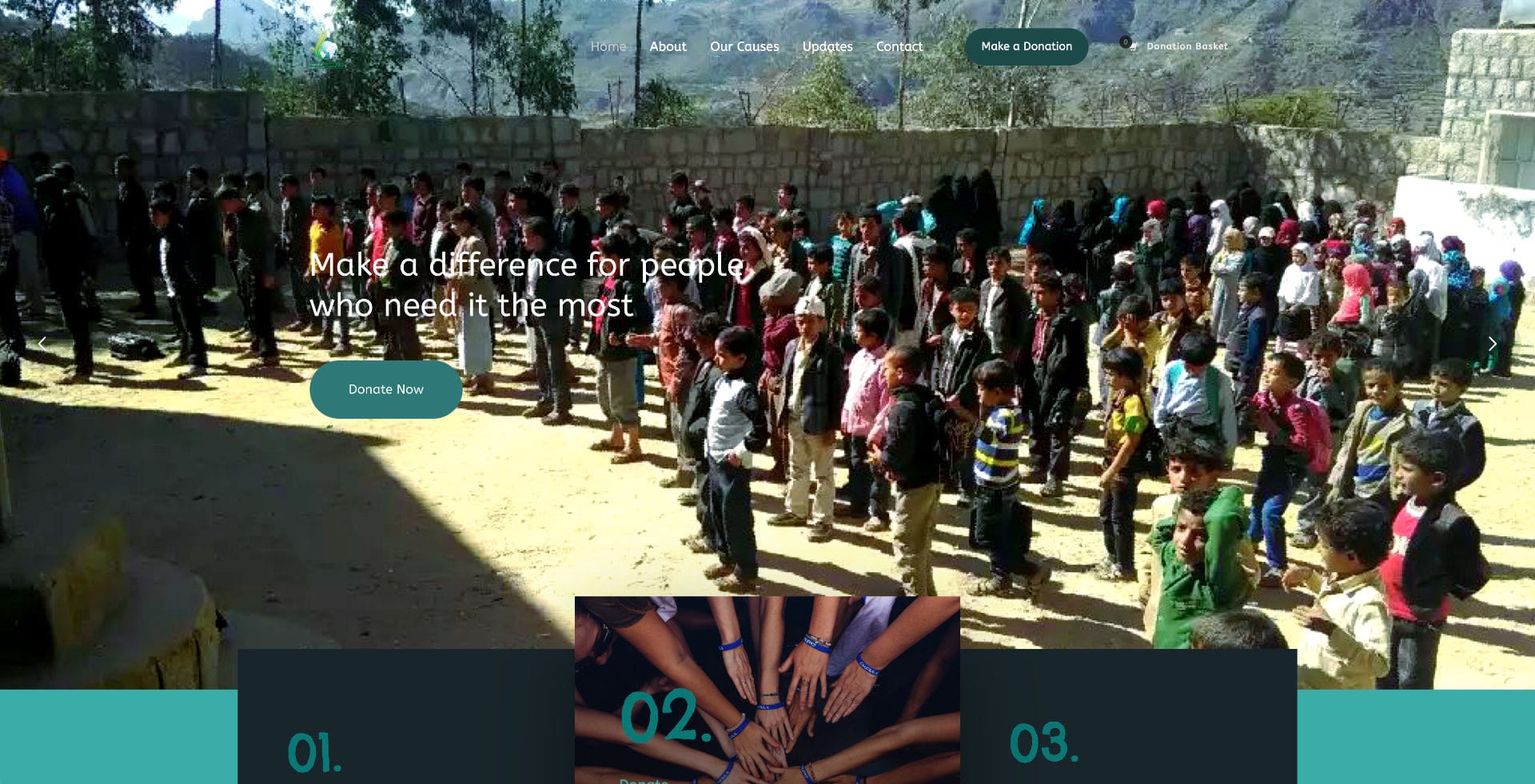HopeSpring Foundation website screenshot